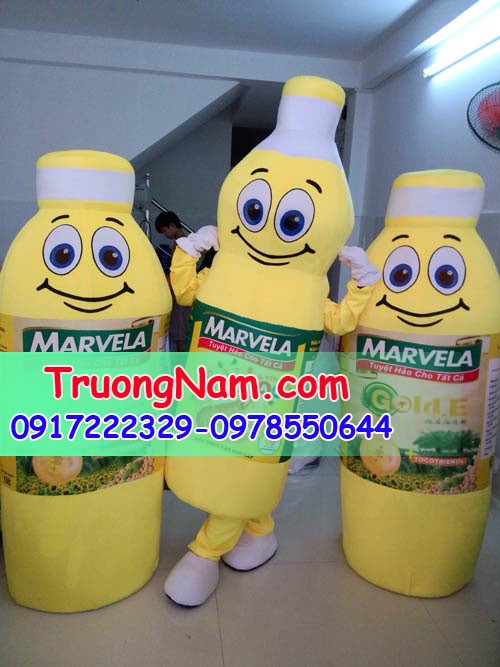 Mascot Chai dầu ăn-Marvela