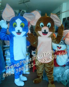 Mascot-Tom-TN012- Mascot-Chuột-Jerry-TN001