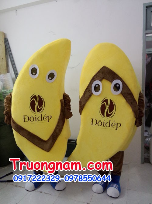 Mascot dép lào Mascot dép lào
