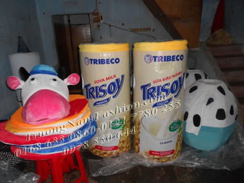 Mascot lon SỬA đậu nành TRISOY TRIBECO