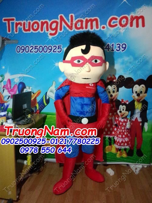 Mascot Siêu nhân đeo kính-Superman