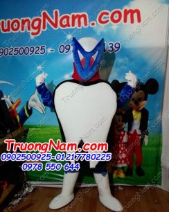 Mascot Siêu Nhân Răng Mascot Siêu Nhân Răng