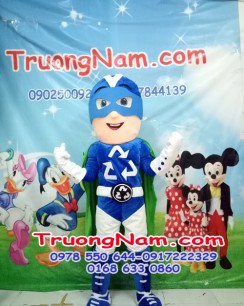 Mascot Siêu nhân xanh-superman safeguard