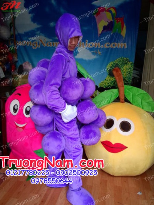 MASCOT Trái Cây Thanh Long-Nho-Cam MASCOT Trái Cây Thanh Long-Nho-Cam